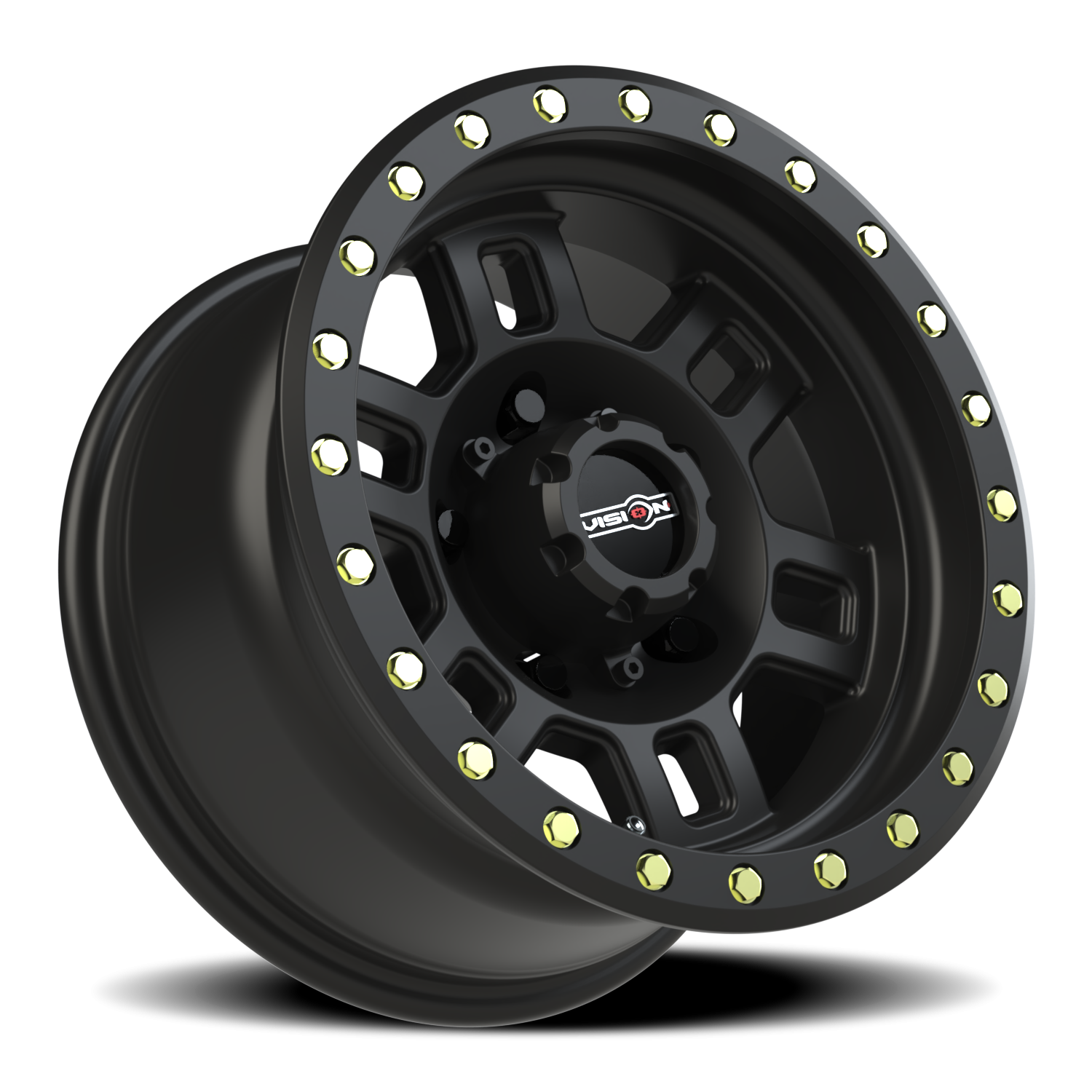 Vision Off-Road Manx M 15X8 -19 Matte Black