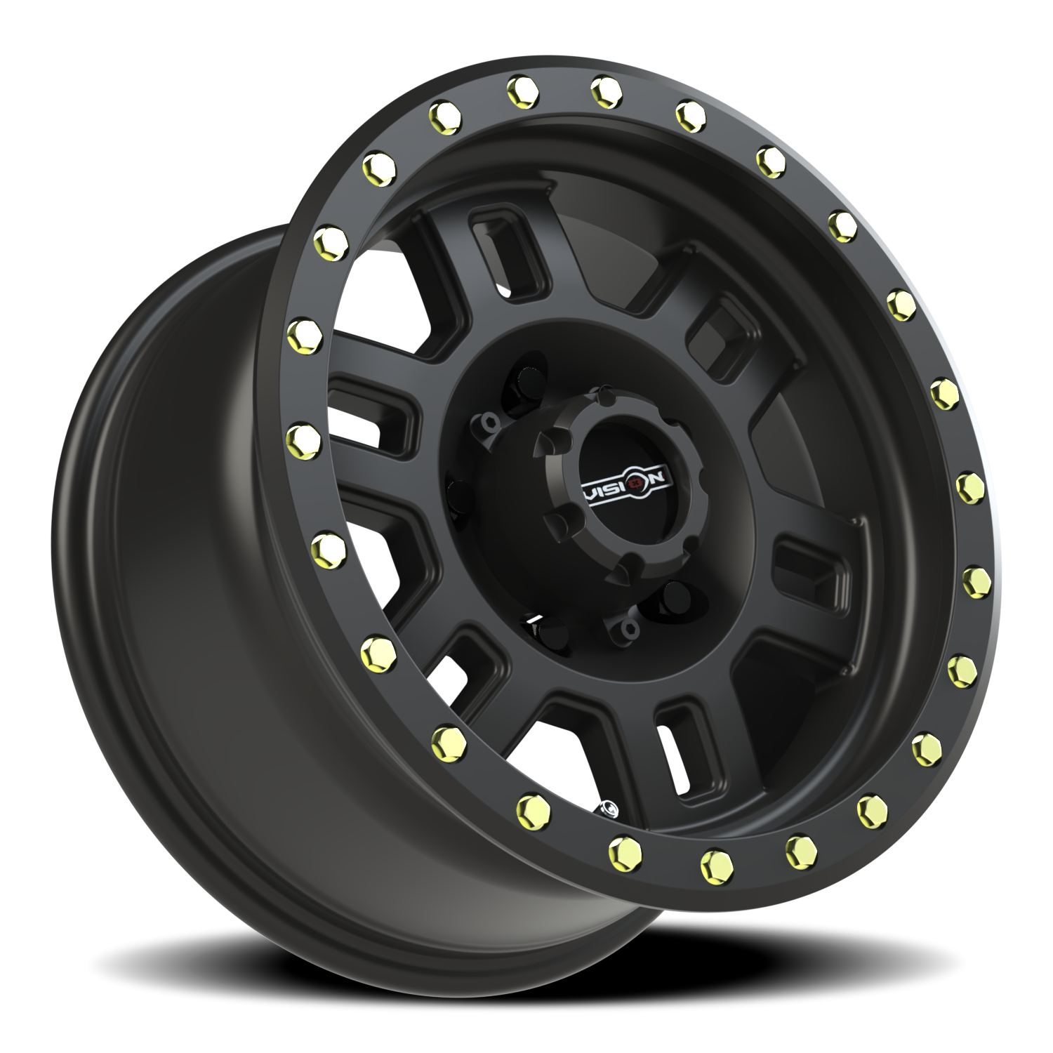 Vision Off-Road Manx M 16X8 +0 Matte Black