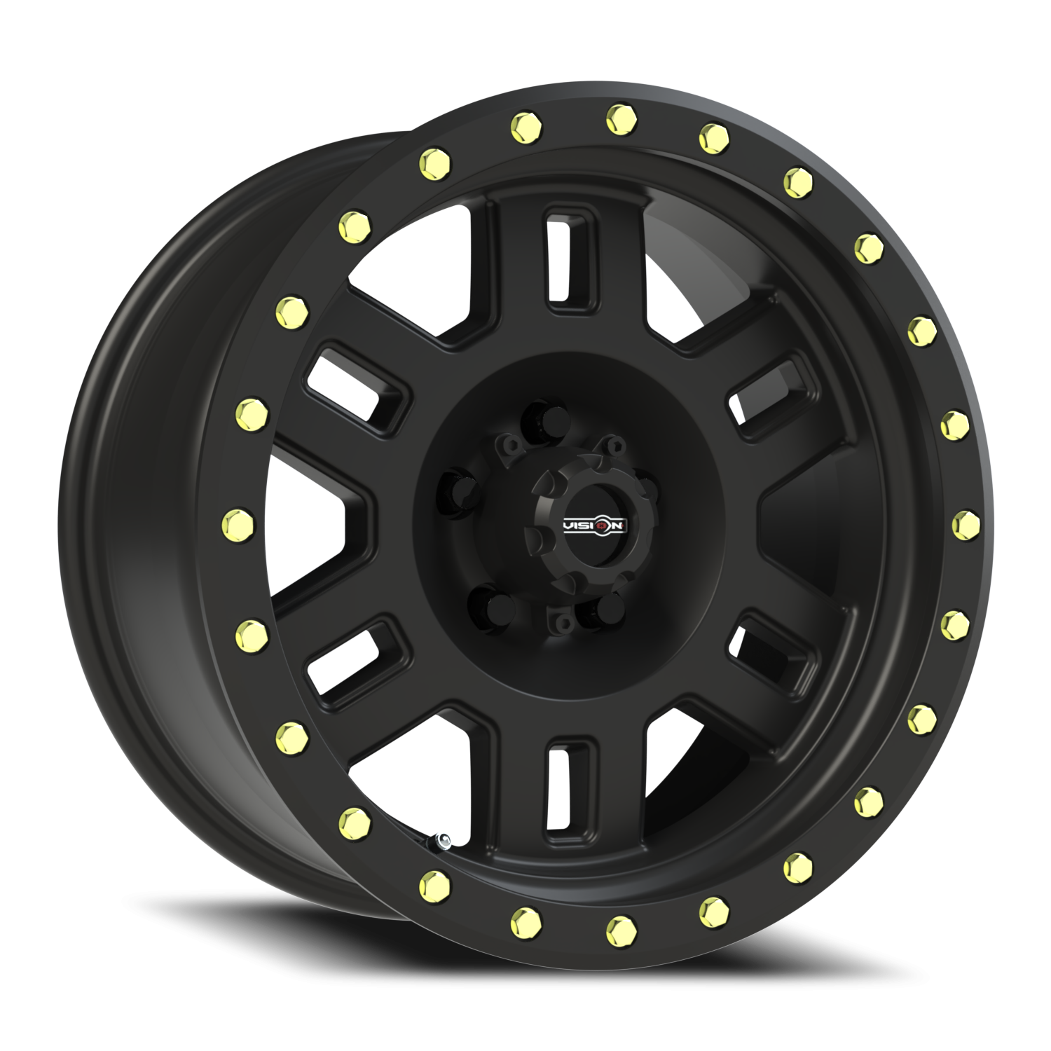 Vision Off-Road Manx M 17X8.5 +0 Matte Black