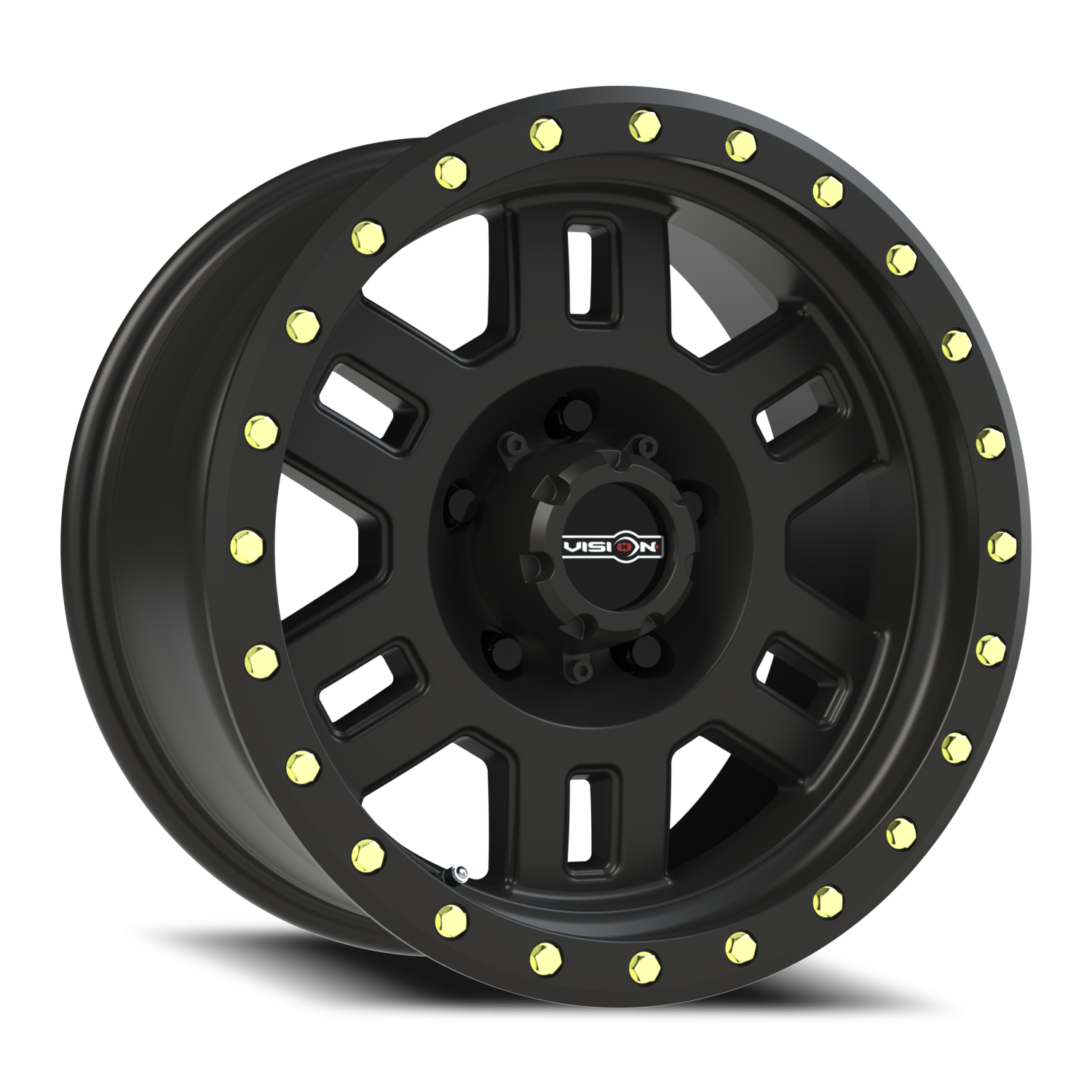 Vision Off-Road Manx M 17X8.5 +0 Matte Black