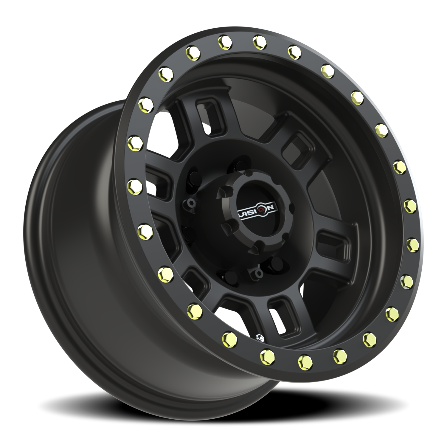 Vision Off-Road Manx M 15X8 -19 Matte Black