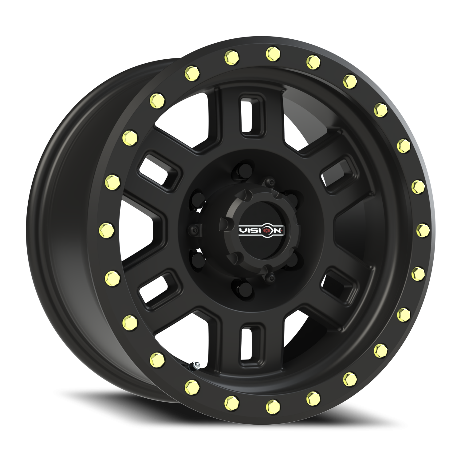 Vision Off-Road Manx M 16X8 +0 Matte Black