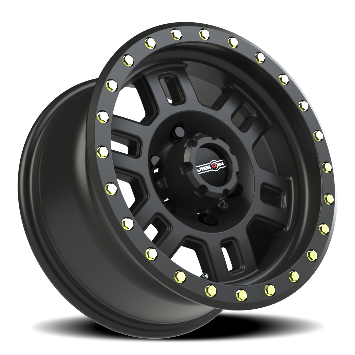 Vision Off-Road Manx M 16X8 +0 Matte Black