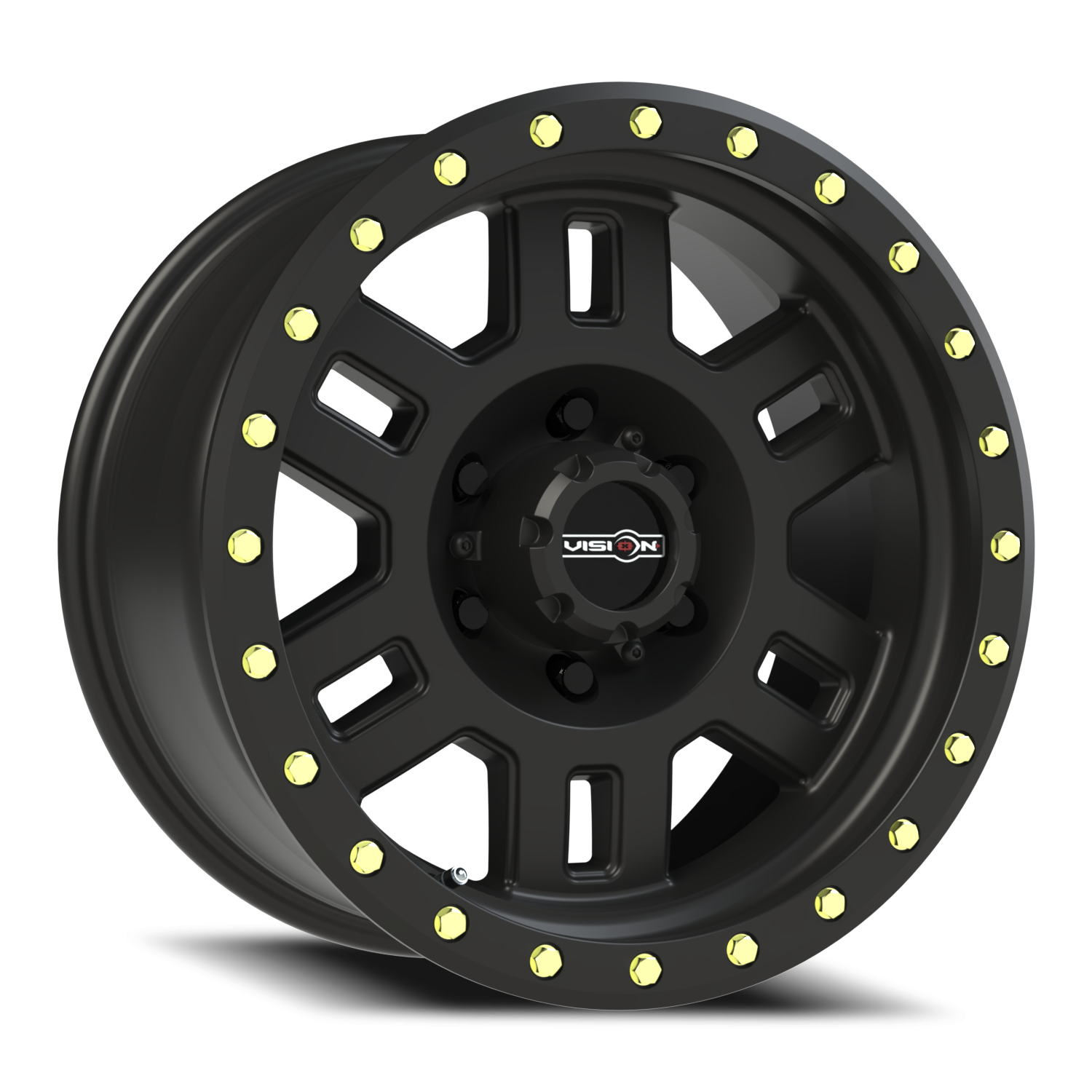 Vision Off-Road Manx M 17X8.5 +0 Matte Black