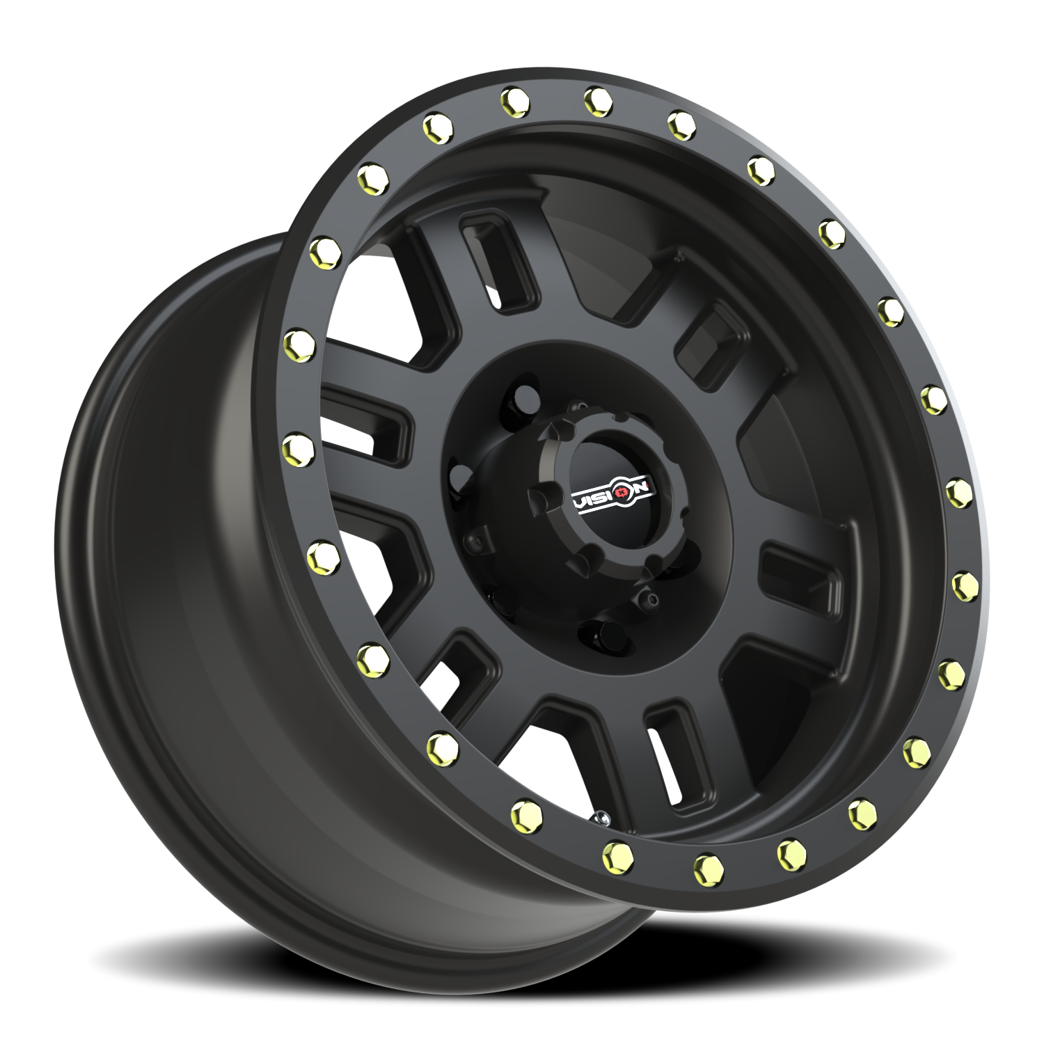 Vision Off-Road Manx M 17X8.5 +0 Matte Black