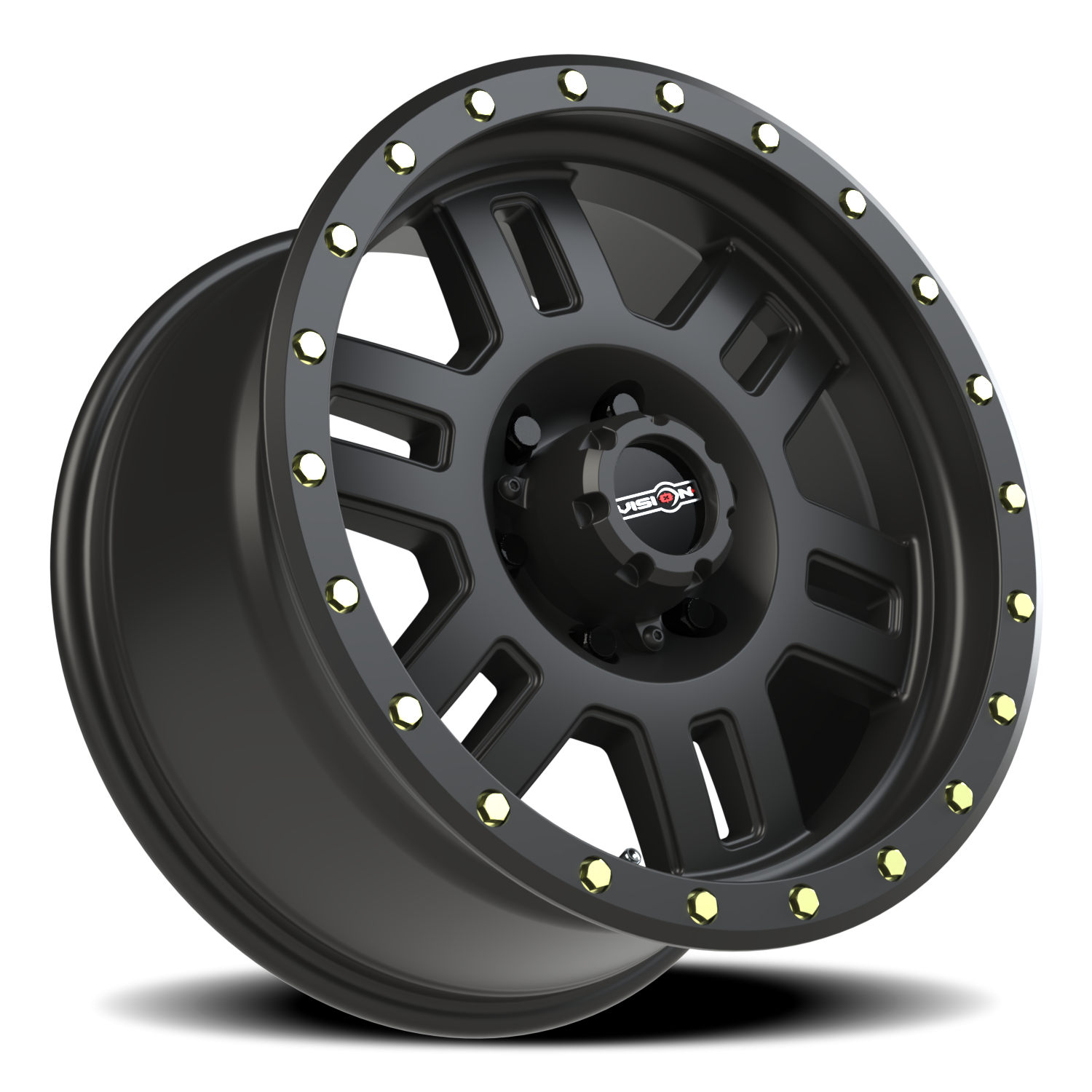 Vision Off-Road Manx M 18X9 +0 Matte Black