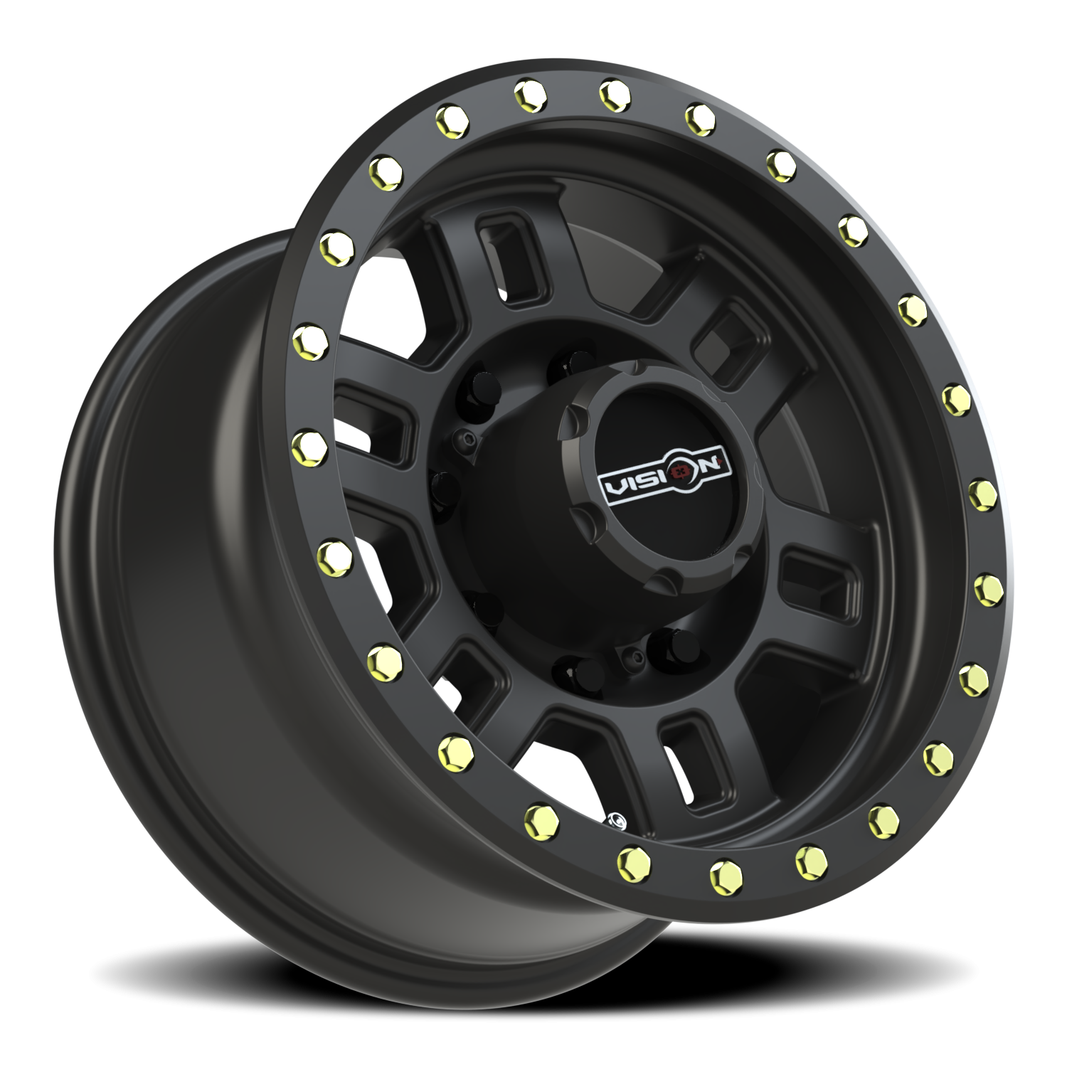 Vision Off-Road Manx M 16X8 +0 Matte Black