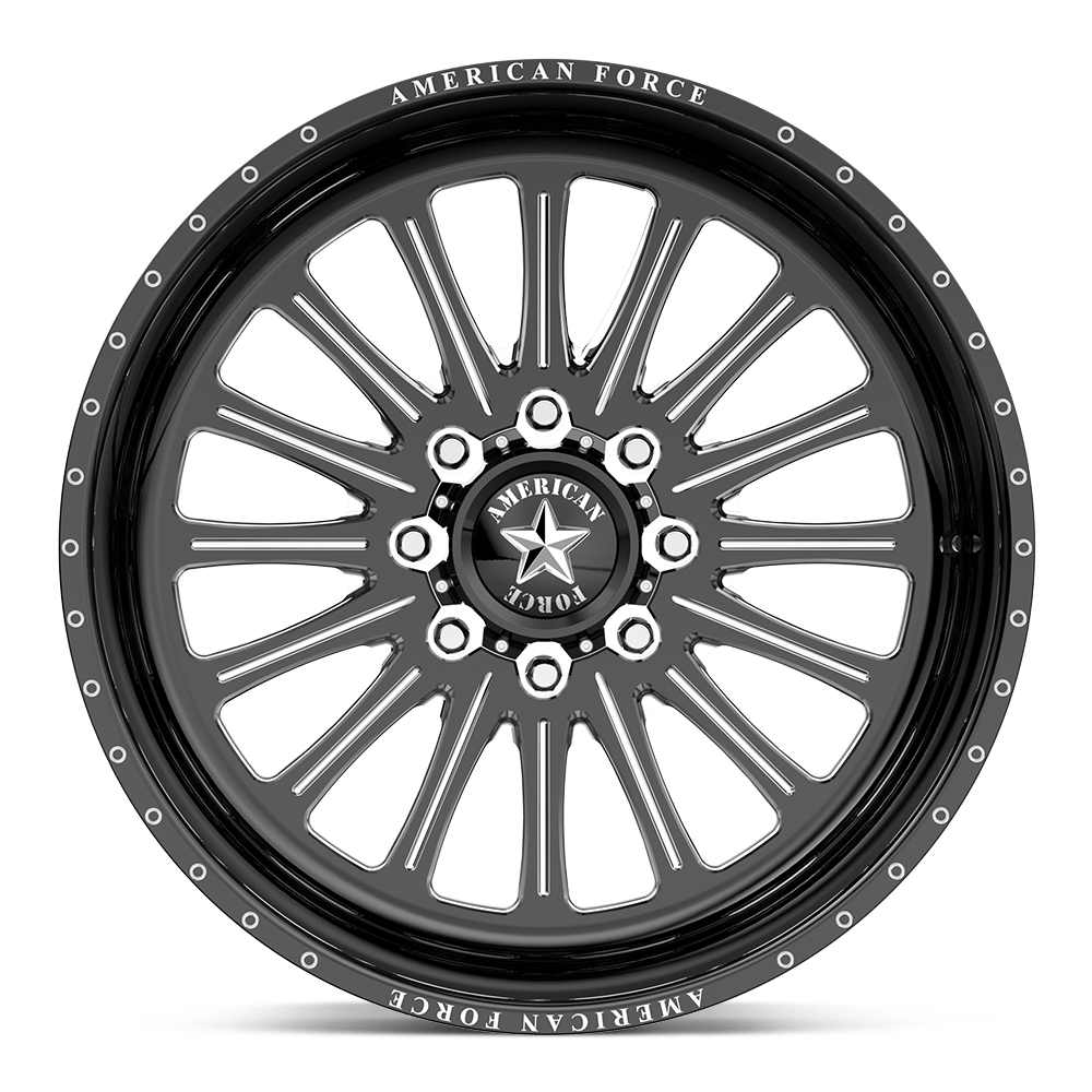 American Force Afw Lexar Ss 22X10 -25 Black Milled