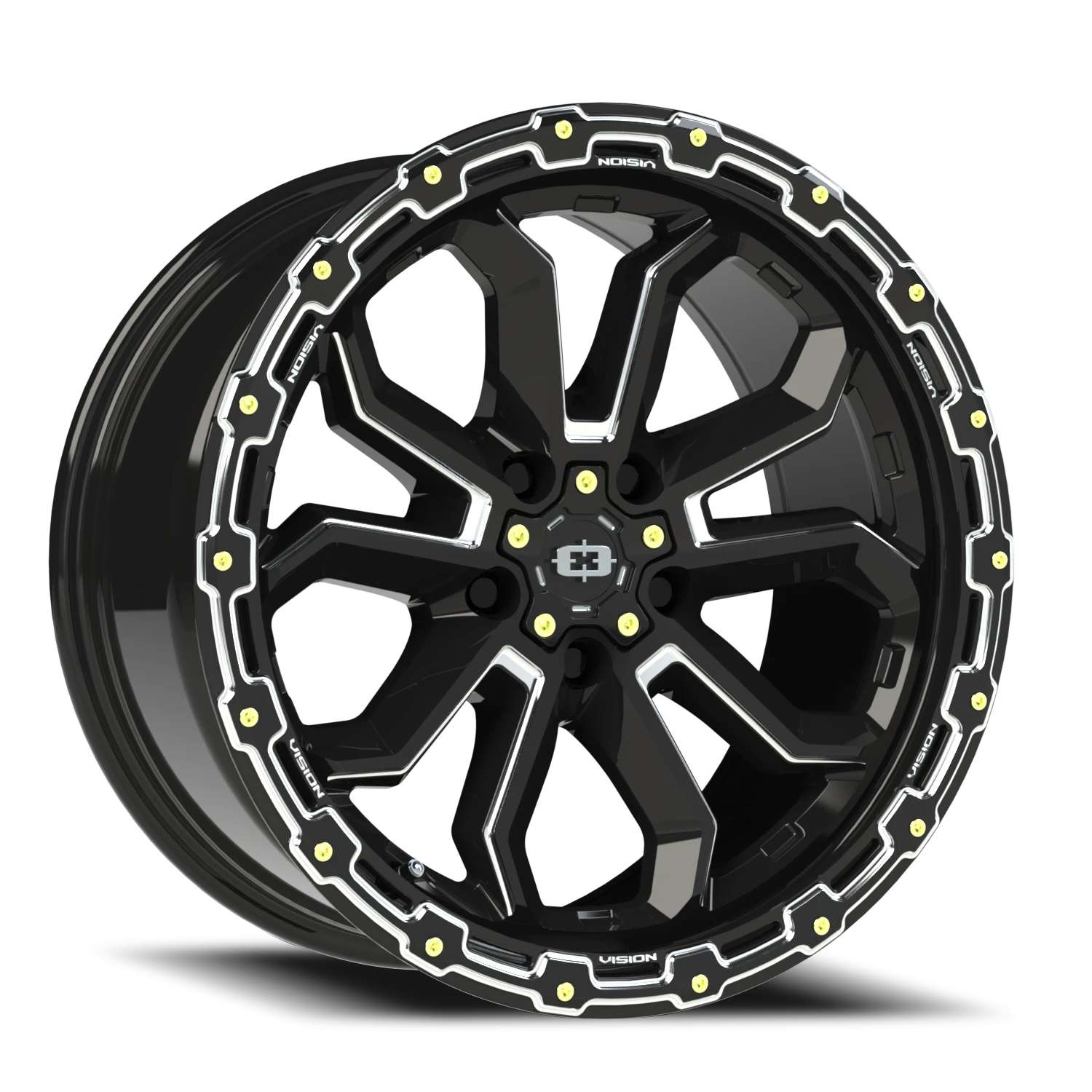 Vision Off-Road Korupt BZSBL 18X9 +12 Gloss Black Milled Spoke
