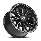 Vision Off-Road Korupt BZSBL 18X9 +12 Gloss Black Milled Spoke