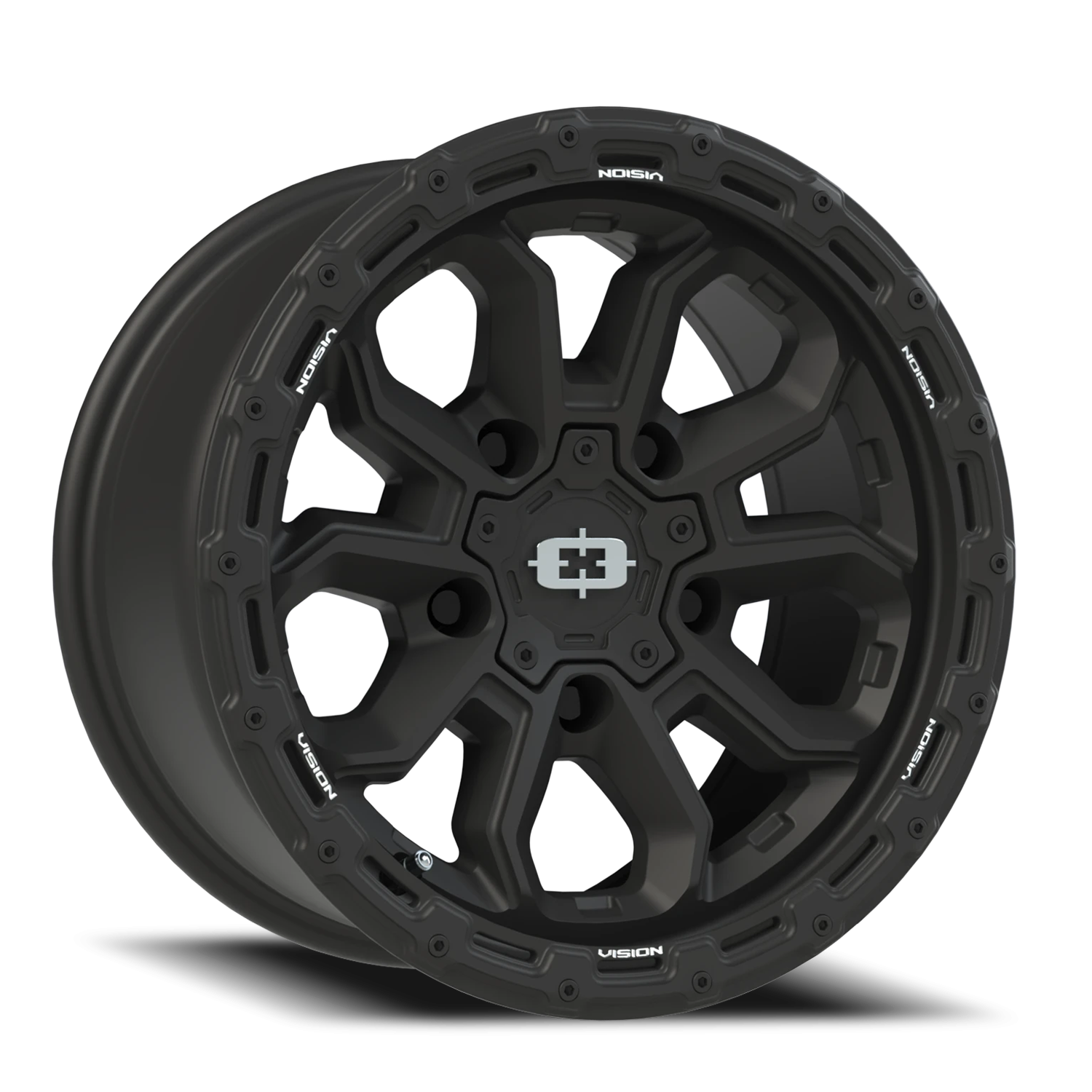 Vision Off-Road Korupt BZSBL 16X8 +0 Satin Black