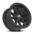 Vision Off-Road Korupt BZSBL 16X8 +0 Satin Black