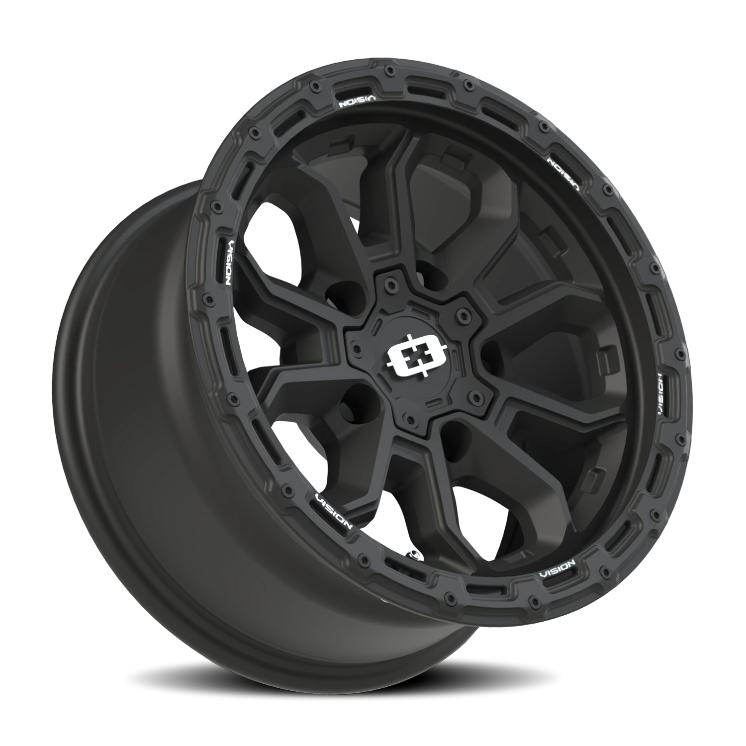Vision Off-Road Korupt BZSBL 16X8 +0 Satin Black