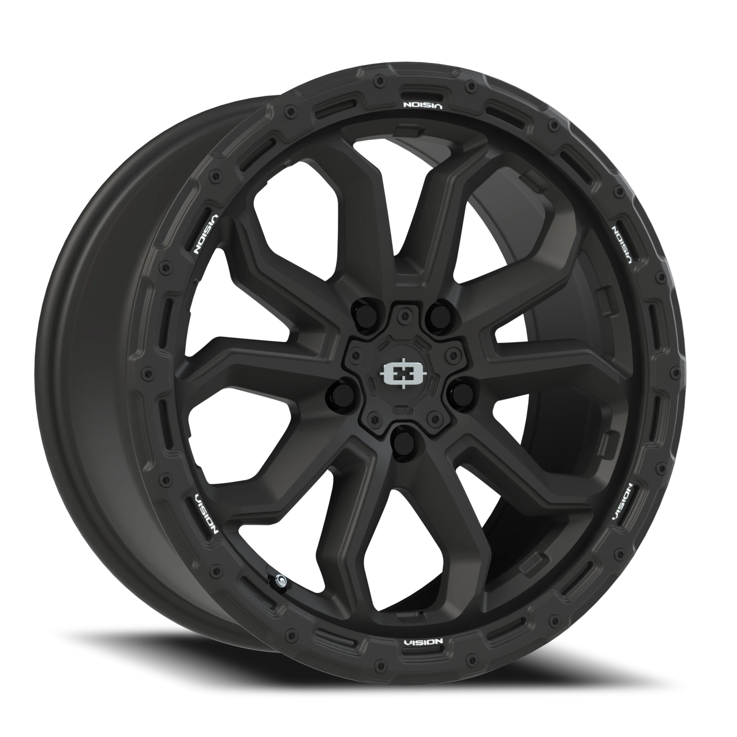 Vision Off-Road Korupt BZSBL 17X8 +30 Satin Black