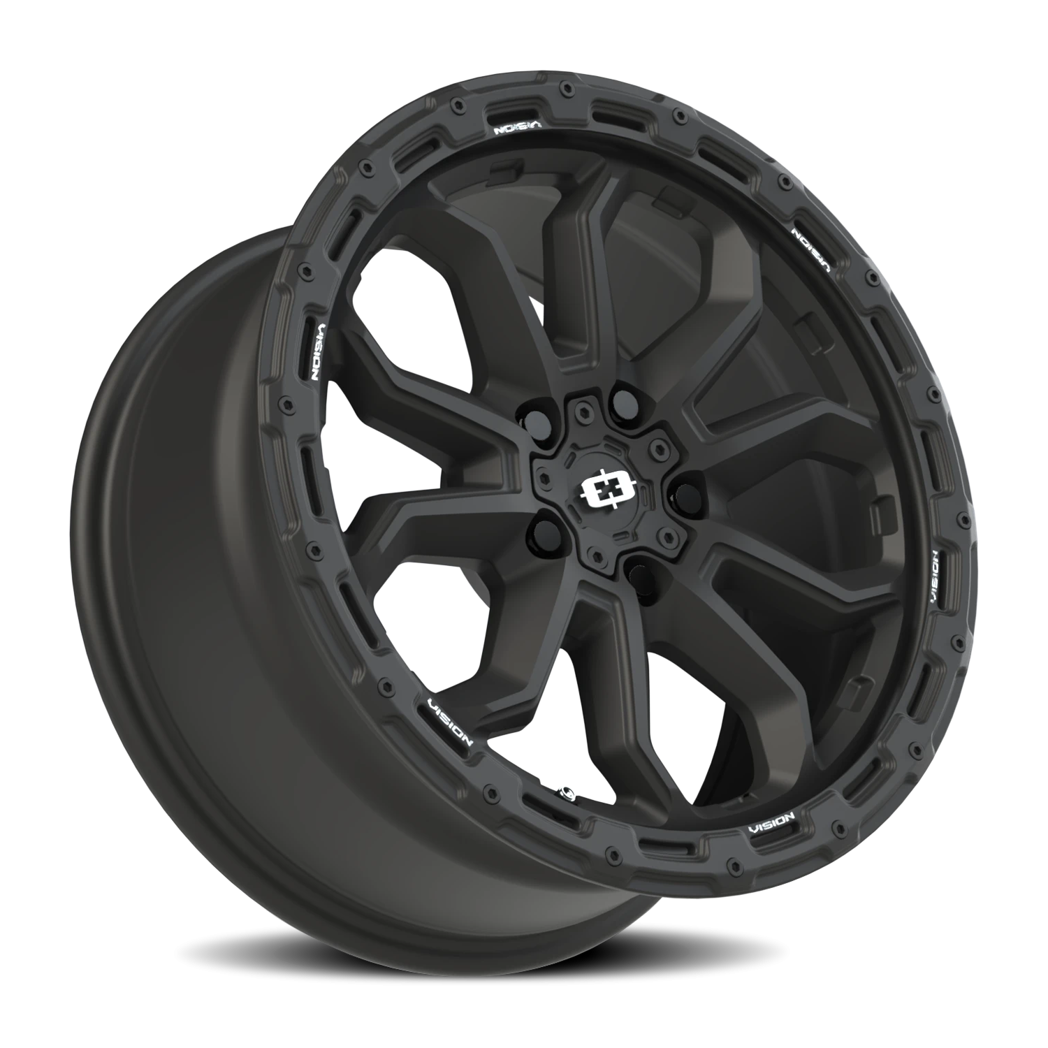 Vision Off-Road Korupt BZSBL 17X8 +30 Satin Black