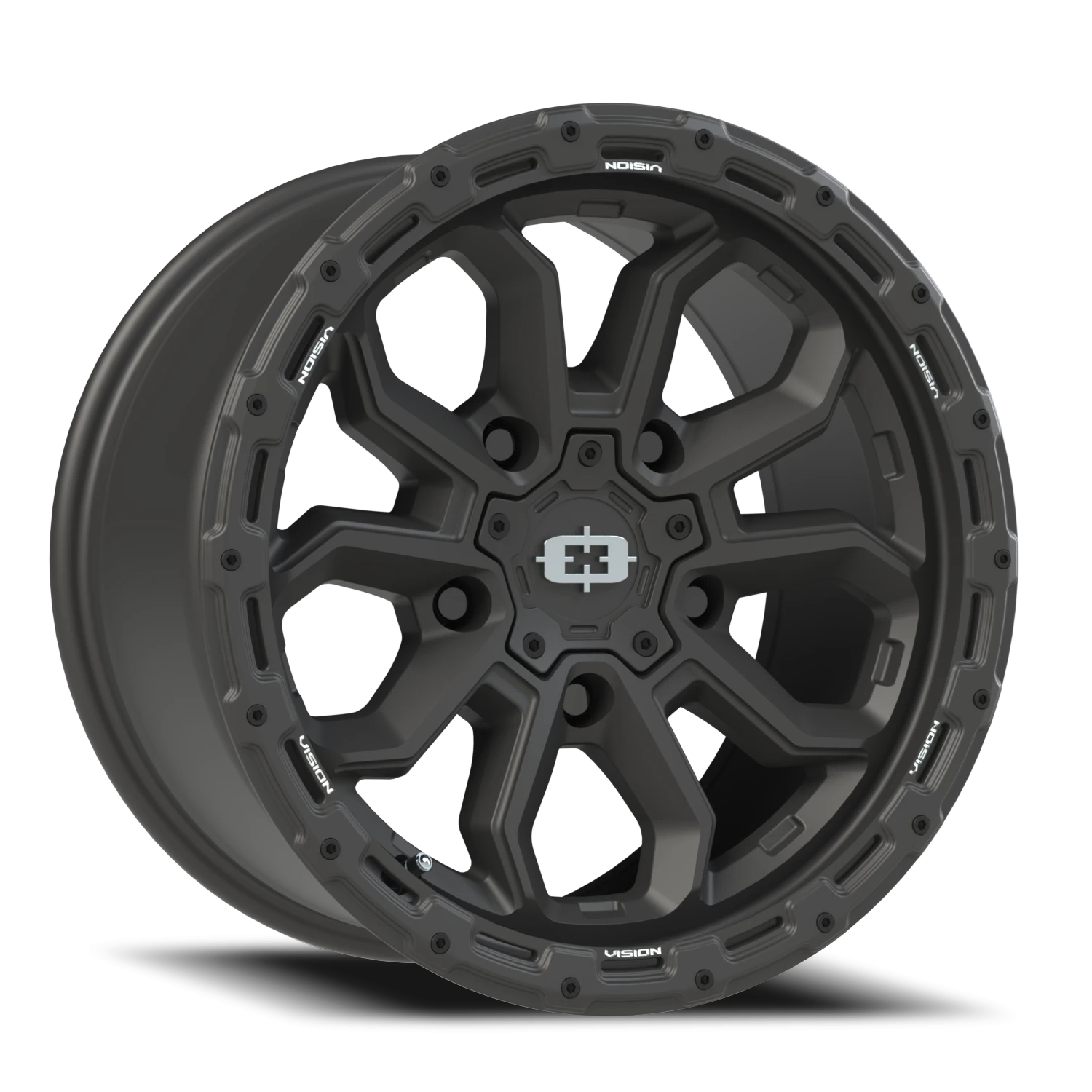 Vision Off-Road Korupt BZSBL 17X9 +12 Satin Black