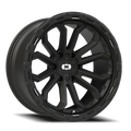 Vision Off-Road Korupt BZSBL 20X10 -25 Satin Black