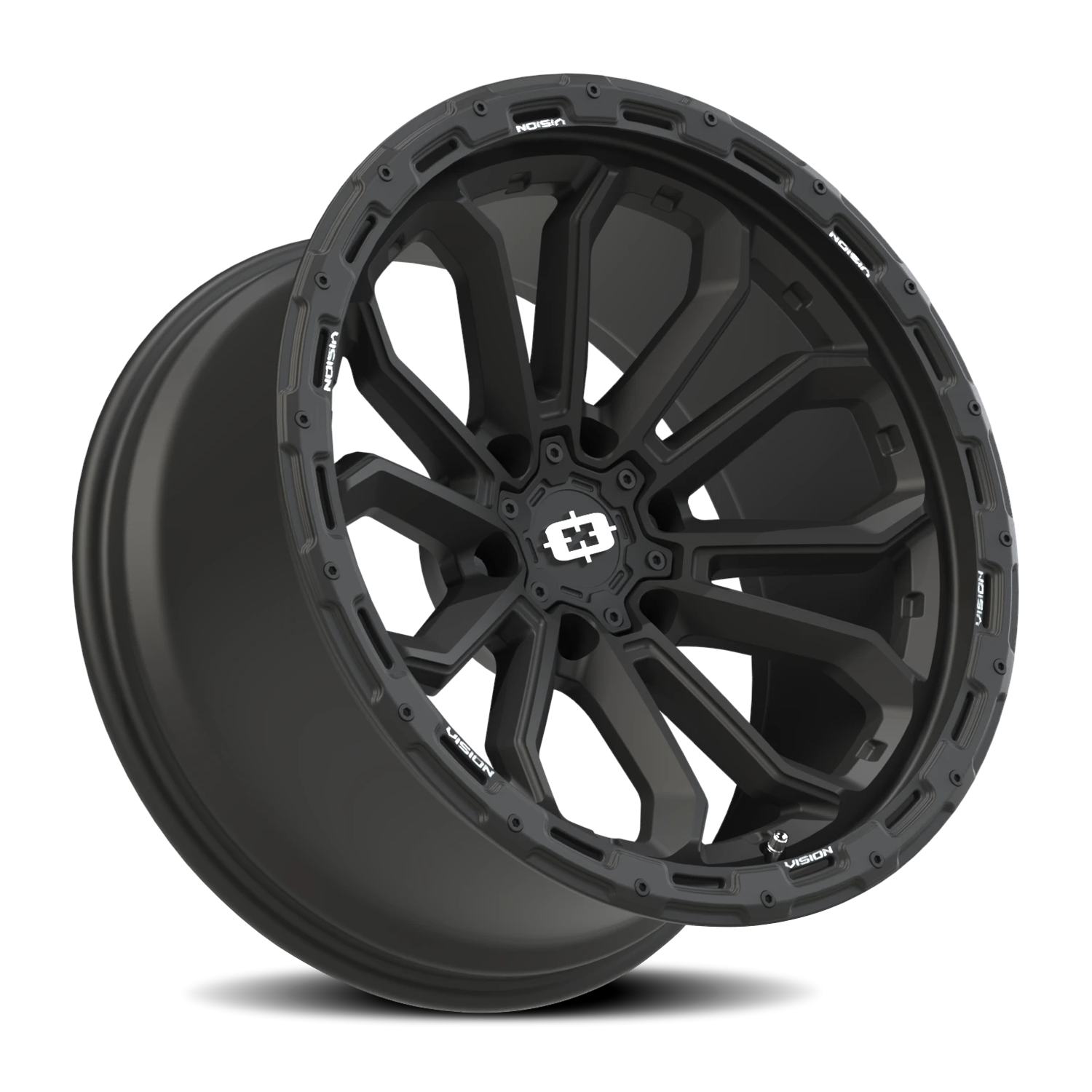 Vision Off-Road Korupt BZSBL 20X10 -25 Satin Black