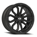Vision Off-Road Korupt BZSBL 20X9 +12 Satin Black
