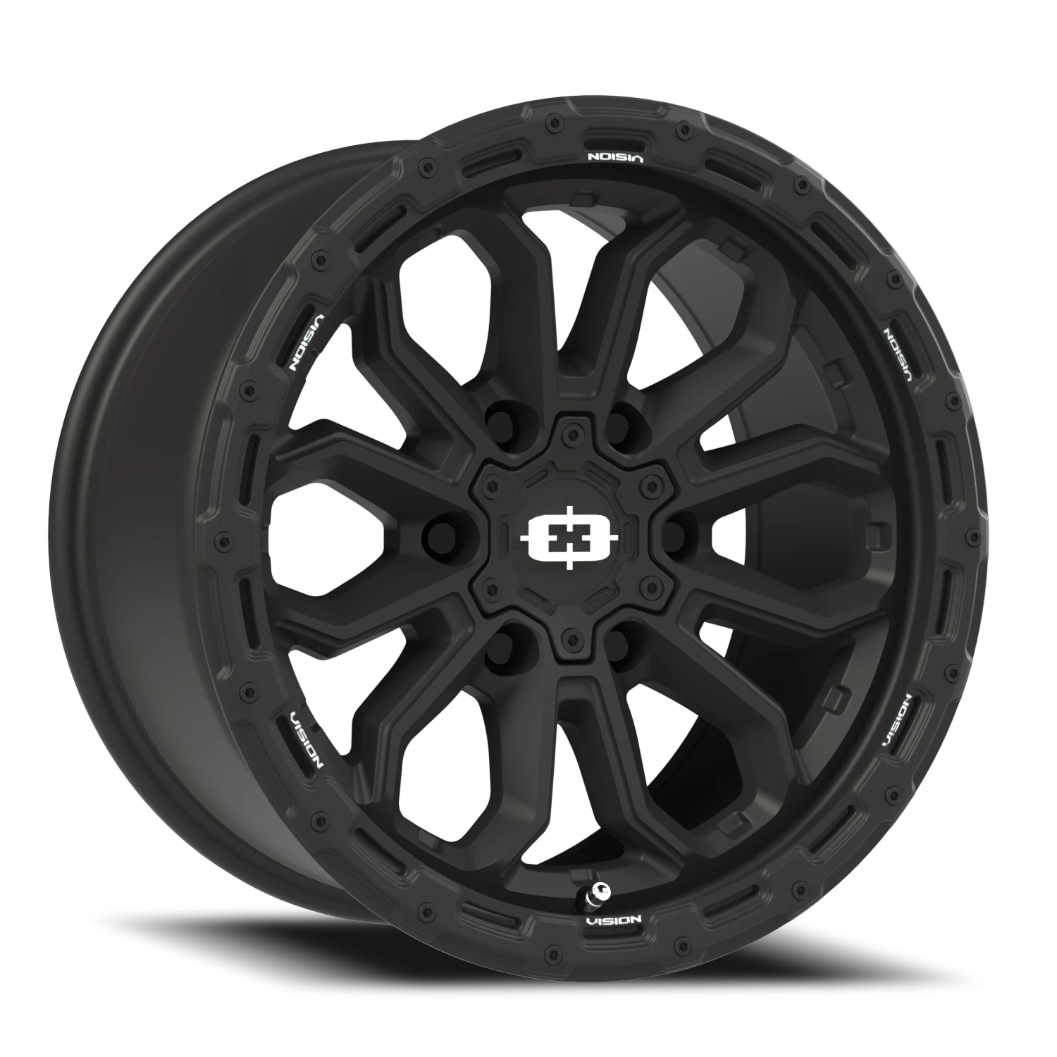 Vision Off-Road Korupt BZSBL 17X9 +12 Satin Black