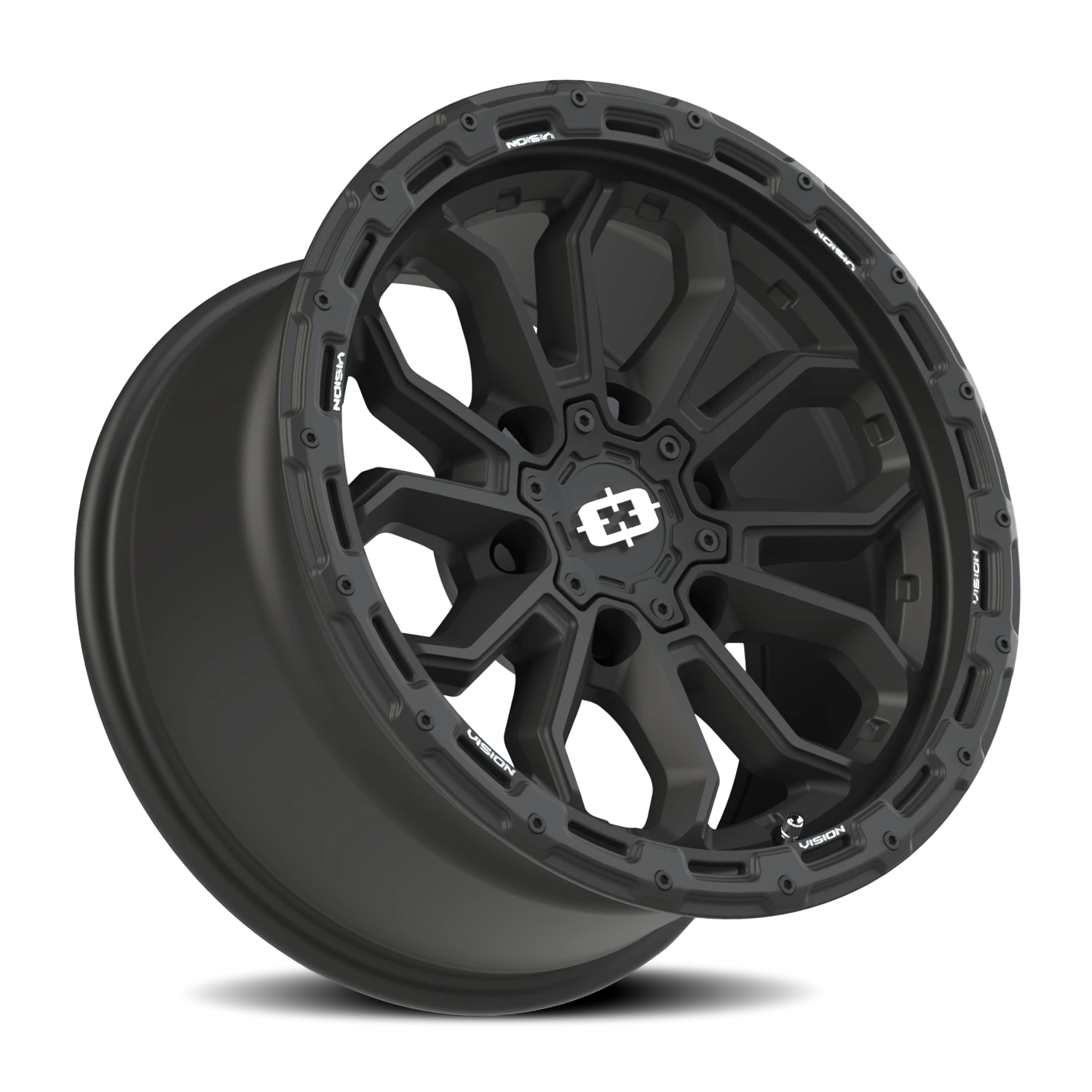 Vision Off-Road Korupt BZSBL 17X9 +12 Satin Black