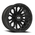 Vision Off-Road Korupt BZSBL 20X10 -25 Satin Black