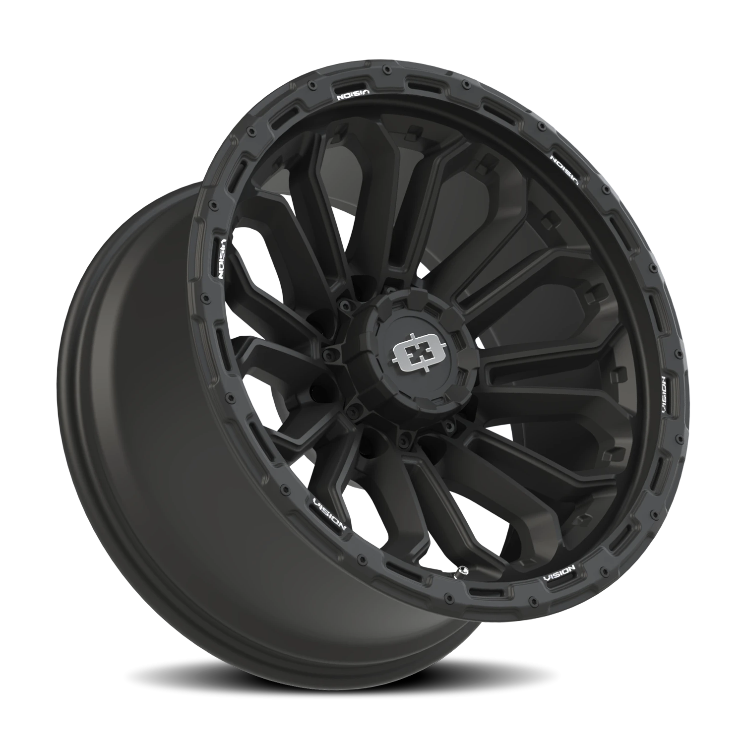 Vision Off-Road Korupt BZSBL 20X10 -25 Satin Black
