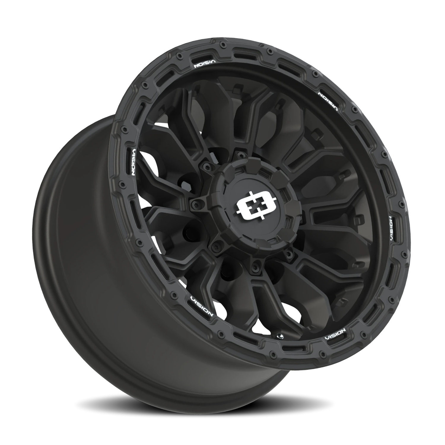 Vision Off-Road Korupt BZSBL 16X8 +0 Satin Black