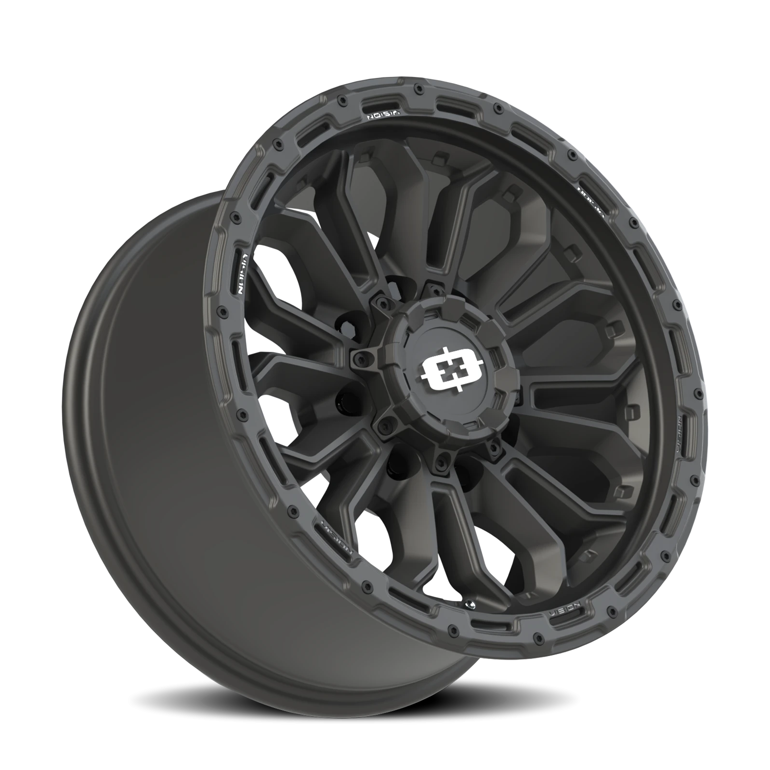 Vision Off-Road Korupt BZSBL 18X9 -12 Satin Black
