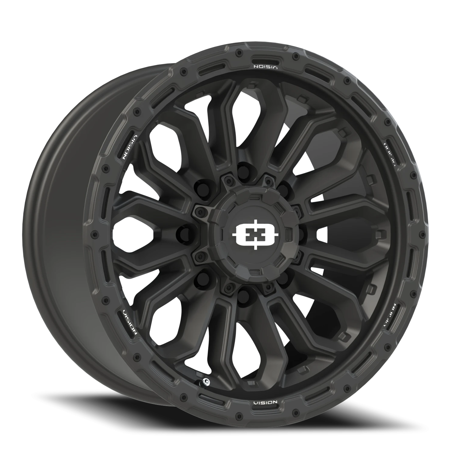 Vision Off-Road Korupt BZSBL 18X9 -12 Satin Black