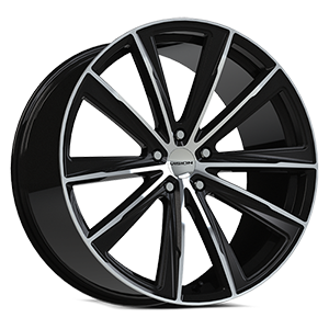 Vision 471V 18X8.5 +38 Gloss Black Machined Face