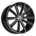 Vision 471V 22X9 +38 Gloss Black Machined Face