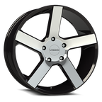 Vision 472V 24X9.5 +30 Gloss Black Machined Face