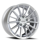 Vision Axis GB 16X7.5 +38 Hyper Silver Machined Face