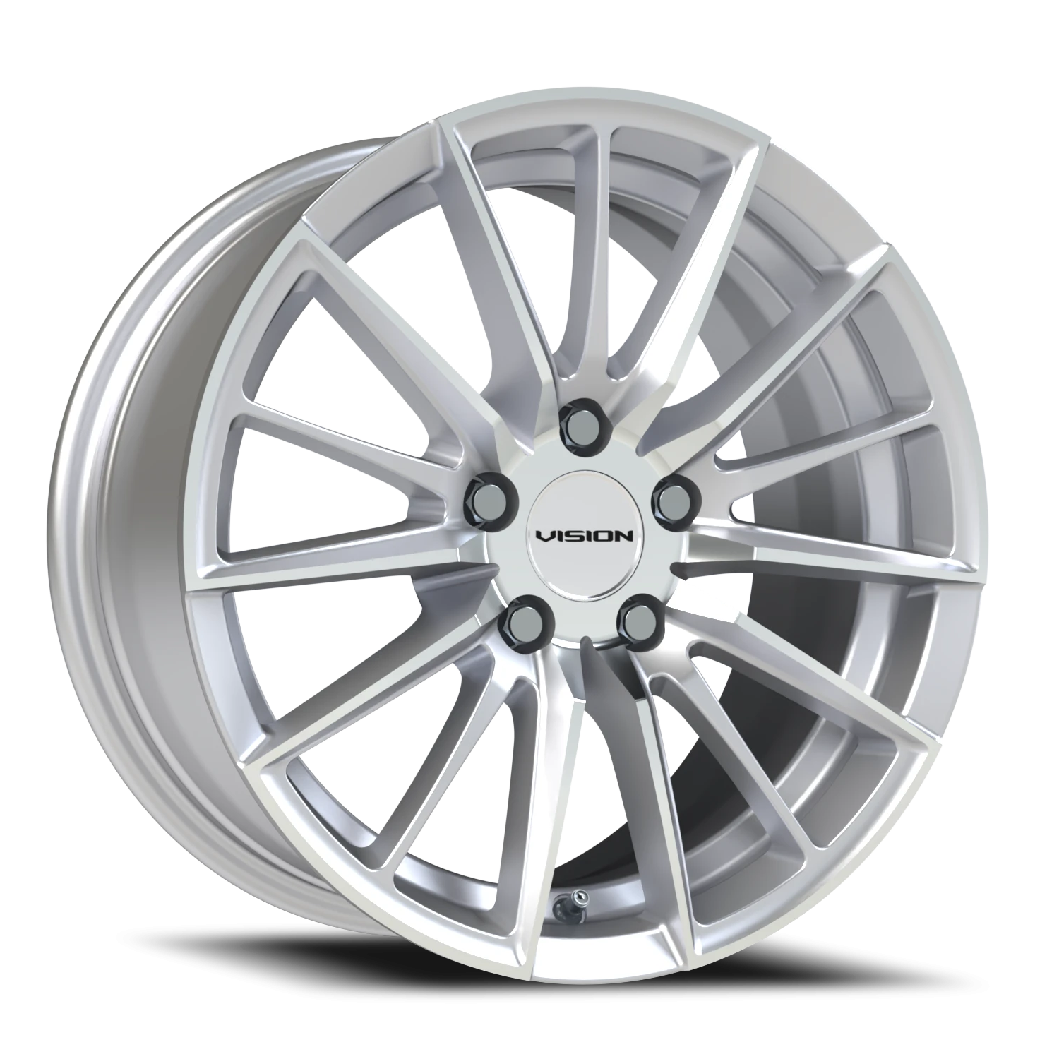 Vision Axis GB 16X7.5 +34 Hyper Silver Machined Face