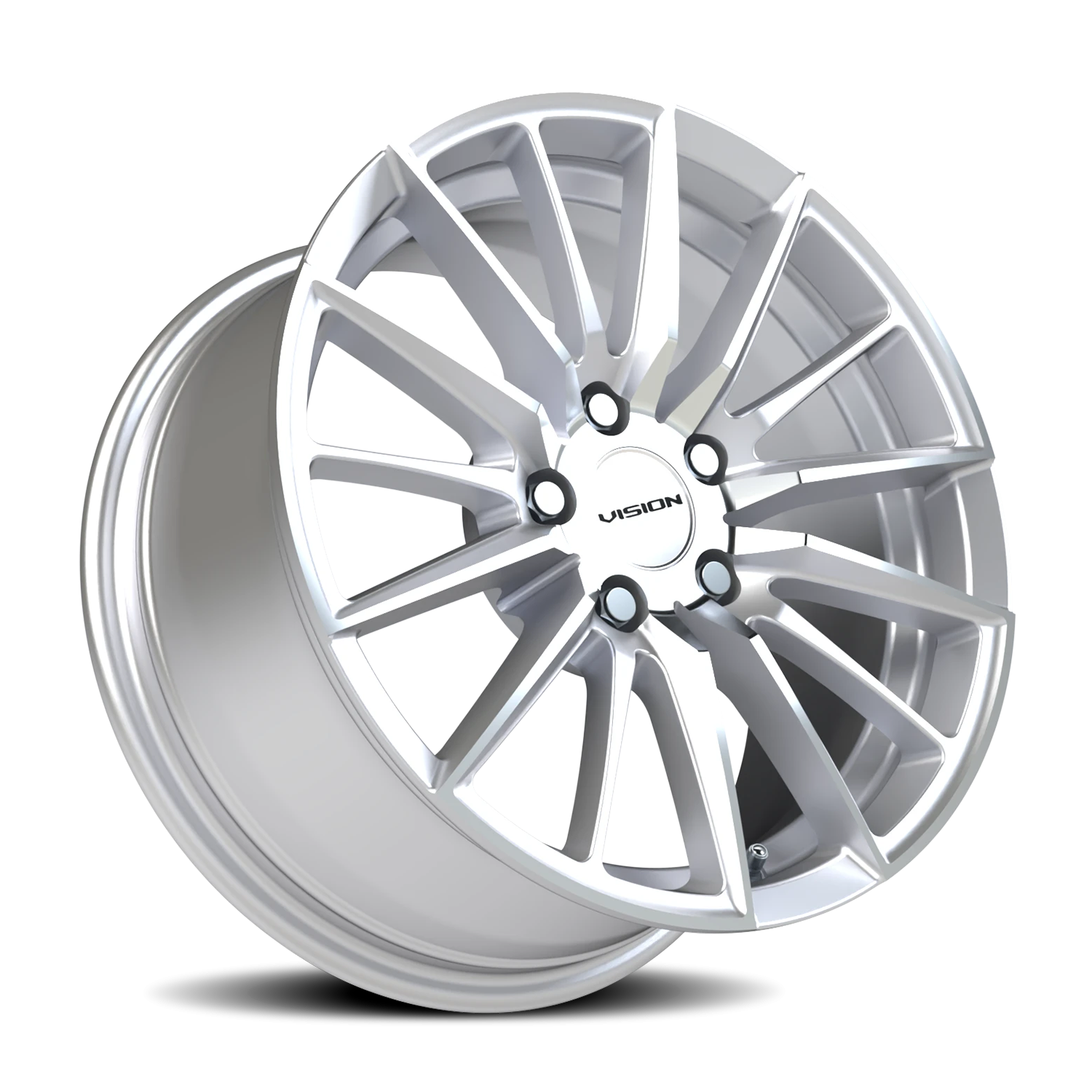 Vision Axis GB 16X7.5 +34 Hyper Silver Machined Face