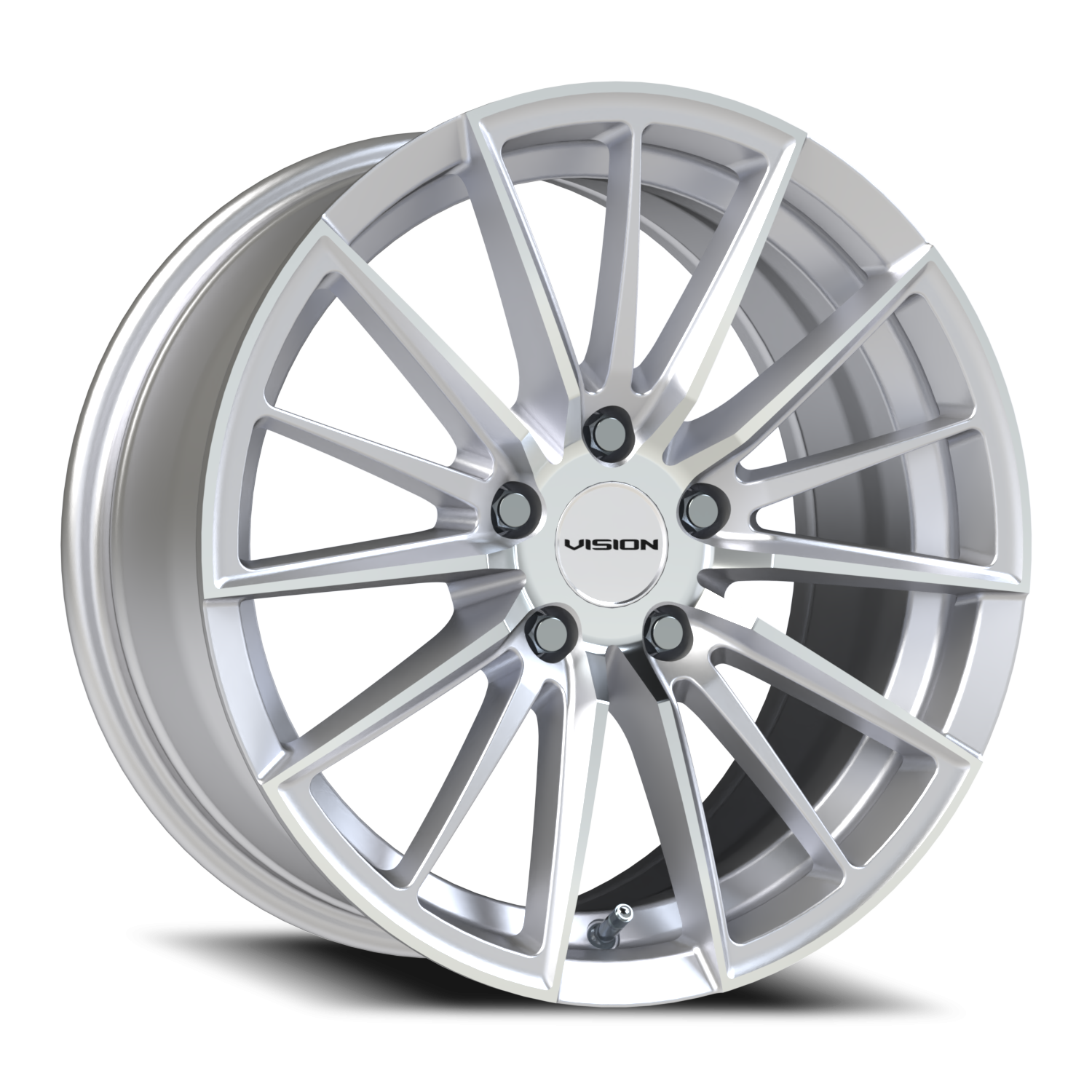 Vision Axis GB 17X8 +38 Hyper Silver Machined Face