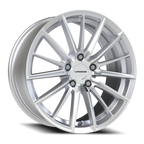 Vision Axis GB 18X8 +38 Hyper Silver Machined Face