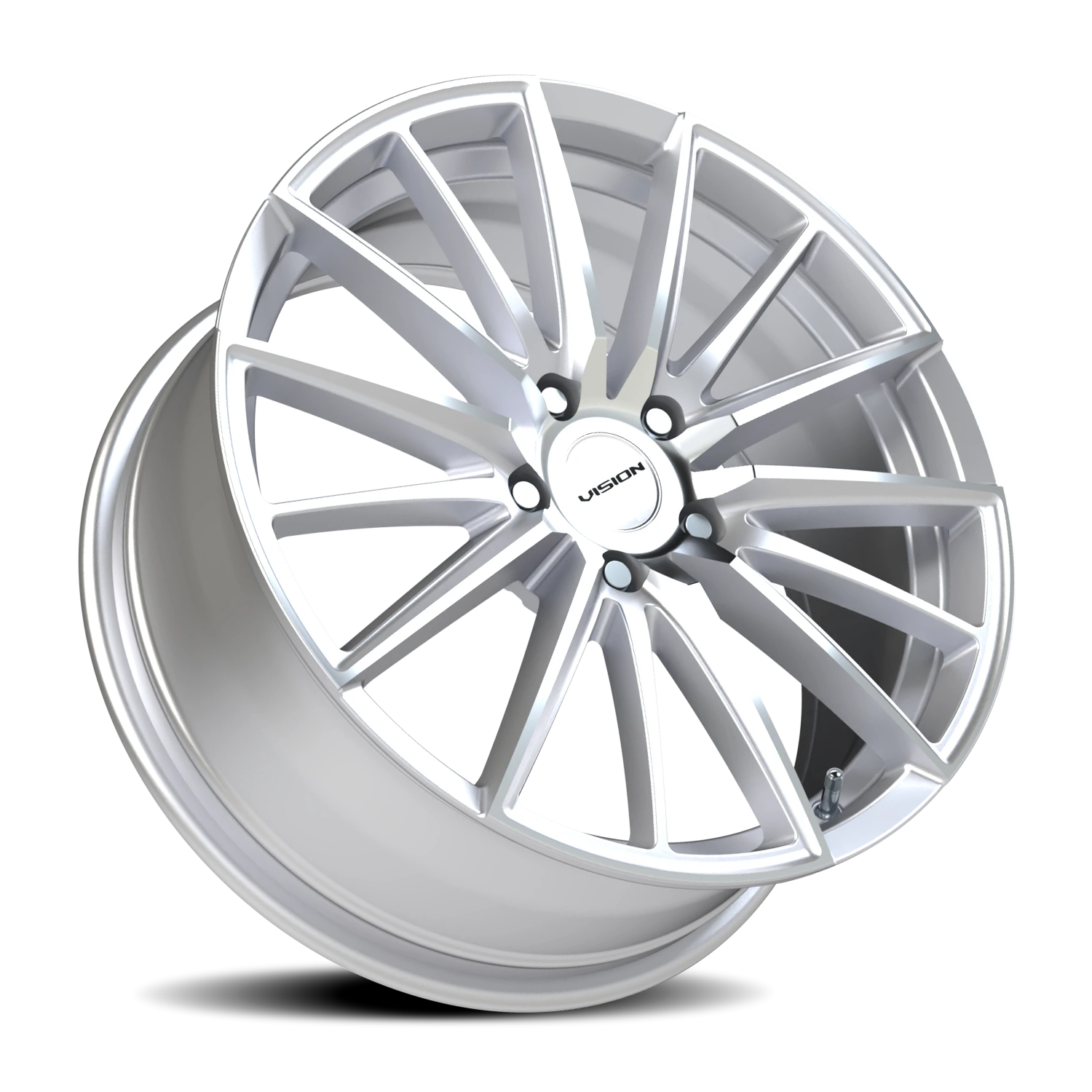 Vision Axis GB 19X8 +40 Hyper Silver Machined Face