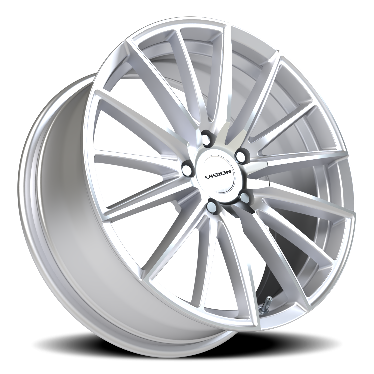 Vision Axis GB 19X8 +40 Hyper Silver Machined Face