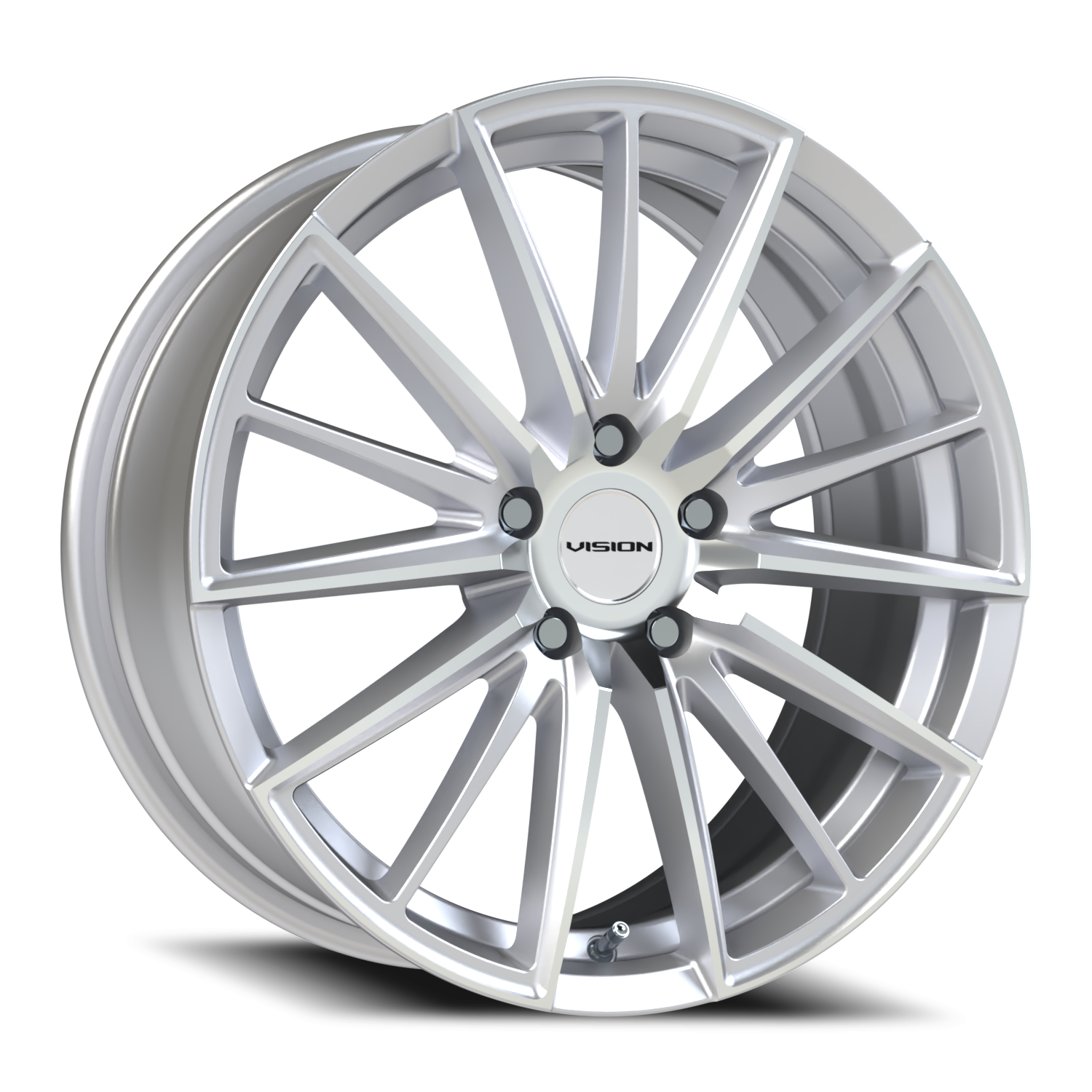 Vision Axis GB 19X8 +40 Hyper Silver Machined Face