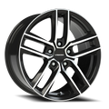 Vision Clutch GBMF 18X8.5 +38 Gloss Black Machined Face