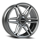 Vision Wedge C 22X9.5 +8 Gunmetal Machined Face