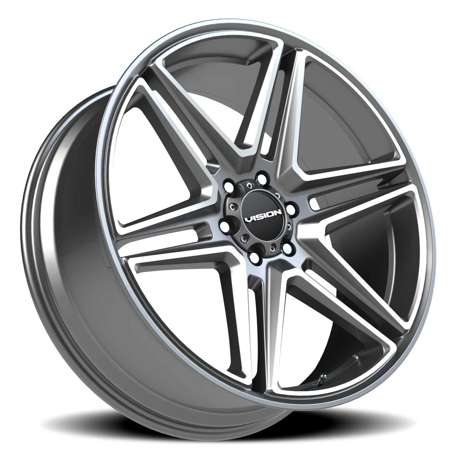 Vision Wedge C 24X9.5 +30 Gunmetal Machined Face