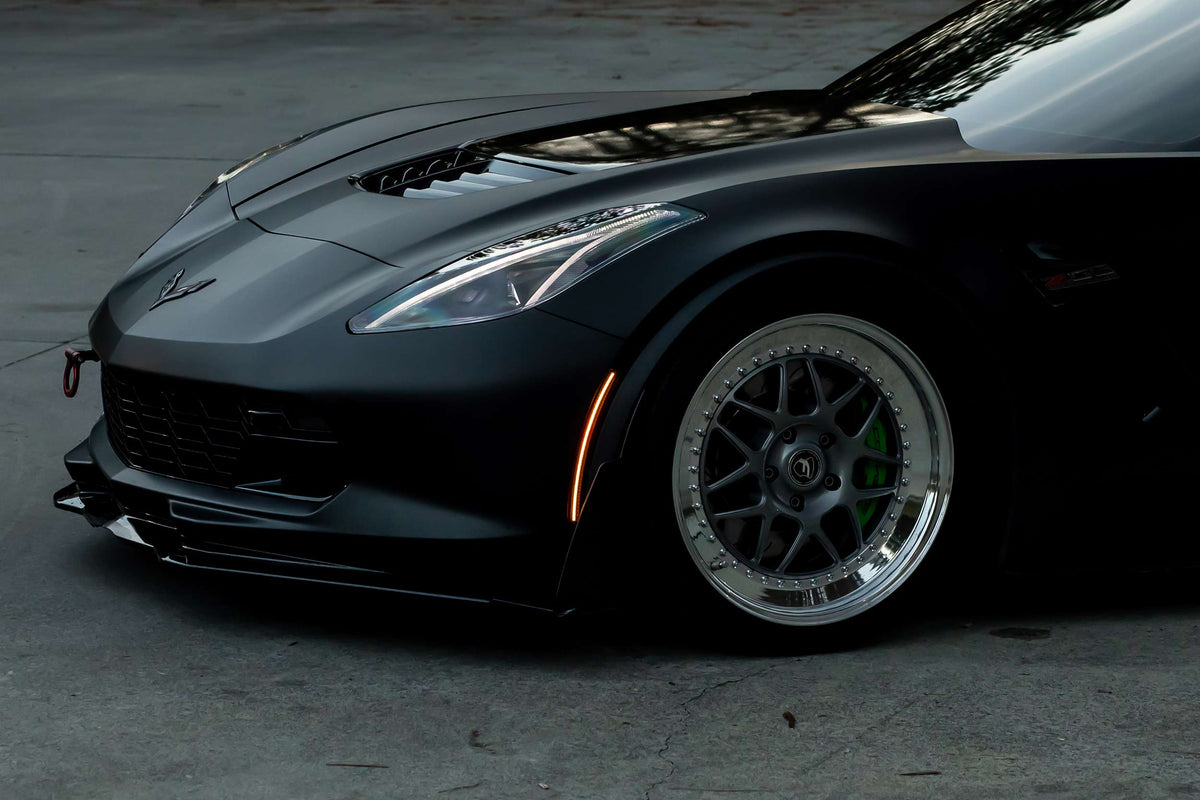 XB LED Side Markers: Corvette C7 (Front / Amber / Set)