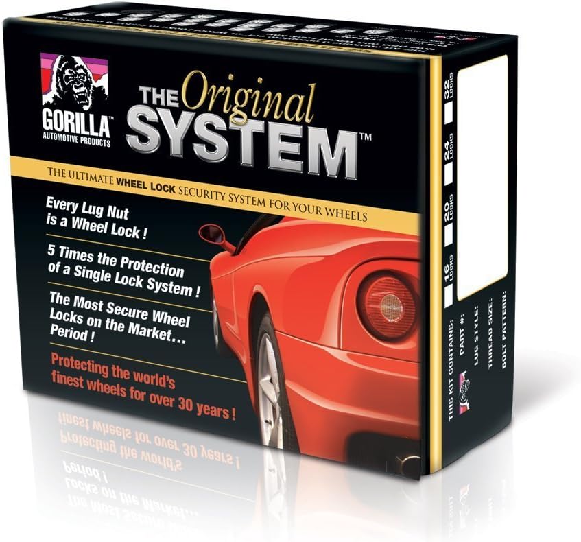 System Lock 5Lug 12-1.50 Acorn Chr