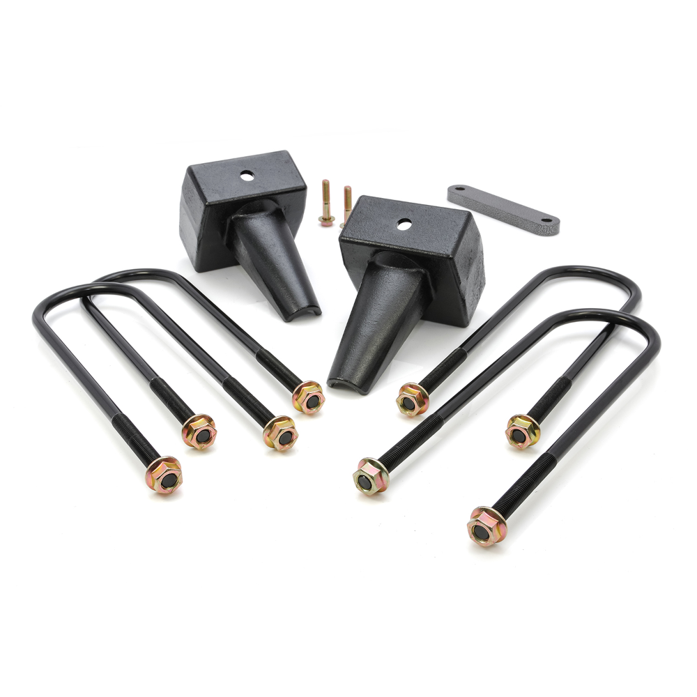 Rugged 5" Rear Block Kit Flat - Ford