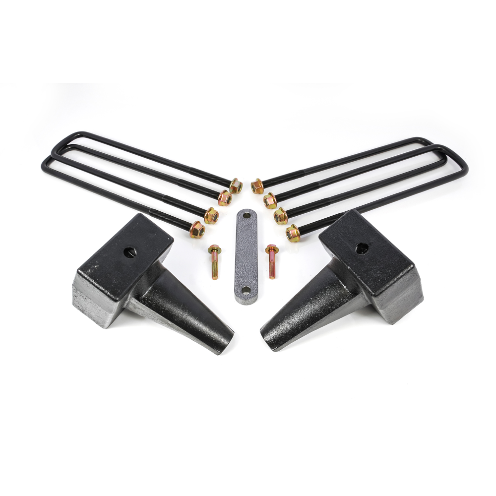 Rugged 5" Rear Block Kit Flat - Ford