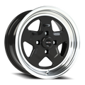 Vision American Muscle Nitro B 15X7 +0 Gloss Black Machined Lip