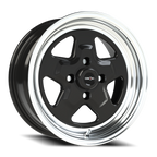 Vision American Muscle Nitro B 15X7 +0 Gloss Black Machined Lip